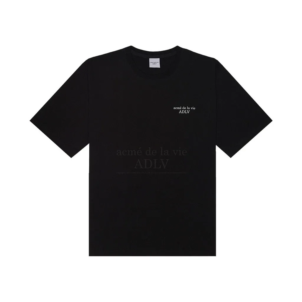 [ADLV] Basic Short Sleeve T-Shirt 2 Black